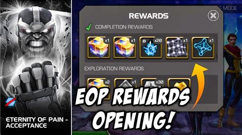 Mcoc Eop Acceptance Rewards Opening Marvel Contest Of Champions