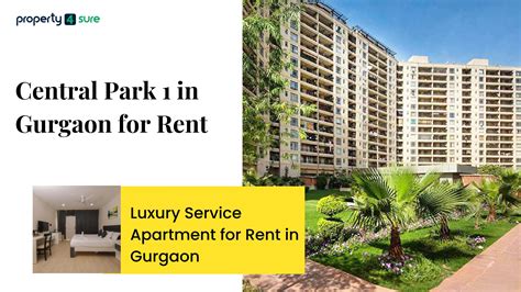 Service Apartment For Rent In Gurgaon Central Park By Murshad Ali