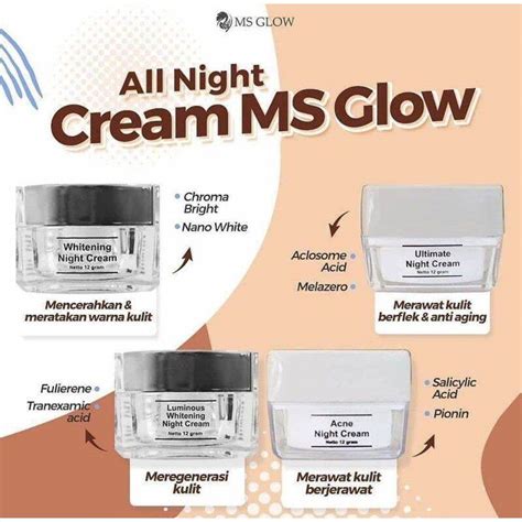 Harga Cream Siang Malam Ms Glow Homecare