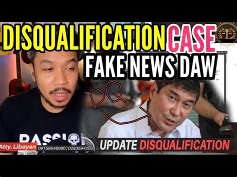 Dismissed Na Disqualification Case Ni Senator Tulfo Fake News Daw Ayon