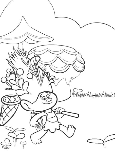 Bergen Trolls Coloring Page Coloring Pages