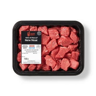 Usda Choice Angus Beef Stew Meat 1lb Good Gather Target