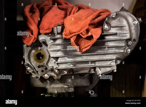 Inside A Motorcycle Garage That Builds Vintage Harleys Stock Photo Alamy