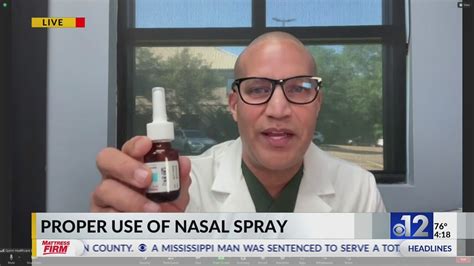 How To Properly Use Nasal Spray Youtube