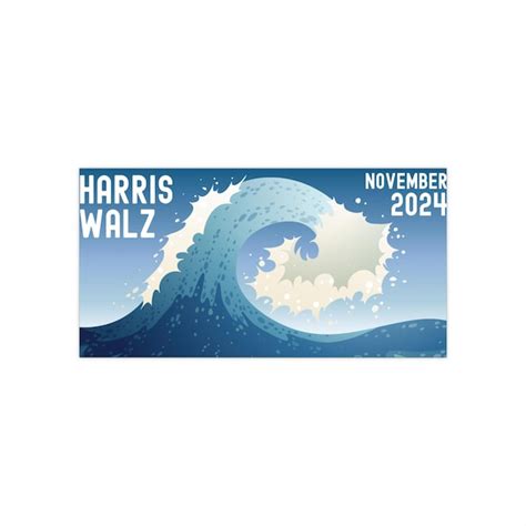 Harris Walz Bumper Sticker Etsy