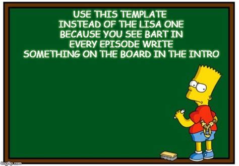 Bart Simpson Chalkboard 