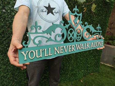 3D You Ll Never Walk Alone Logo You Ll Never Walk Alone Wall Art You