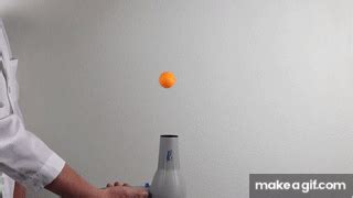 How To Float A Ping Pong Ball On Air Cool Science Experiment On Make