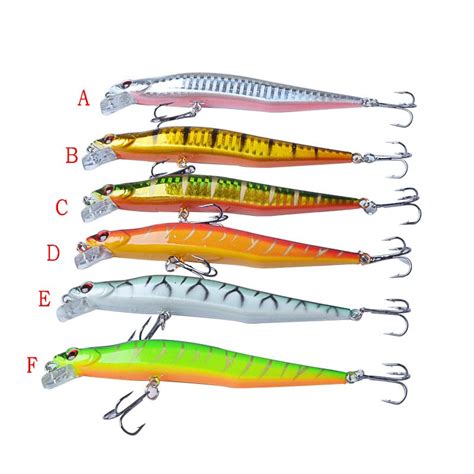 1pcs 12cm 10g Bent Fishing Lure Artificial Baits 3D Fish Eye Minow