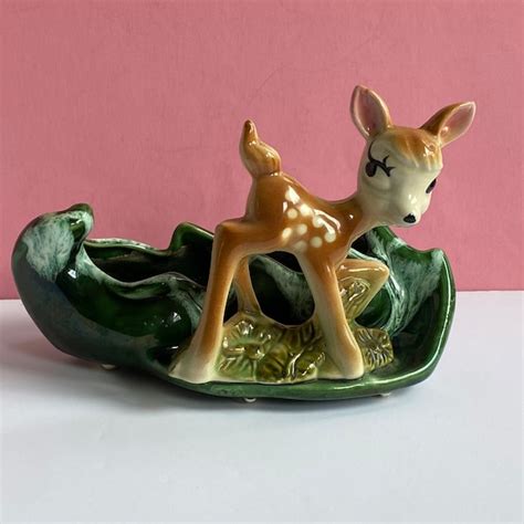 Deer With Planter Etsy