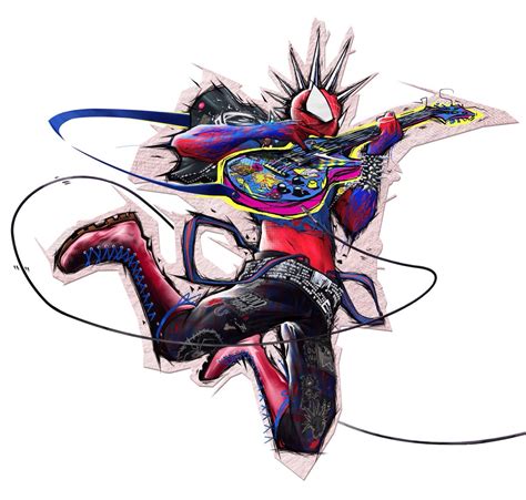 Spider Punk | Marvel spiderman art, Spider art, Spiderman art