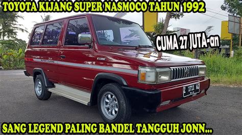 TOYOTA KIJANG SUPER NASMOCO TAHUN 1992 CAT MULUS GLOWING HARGA 27