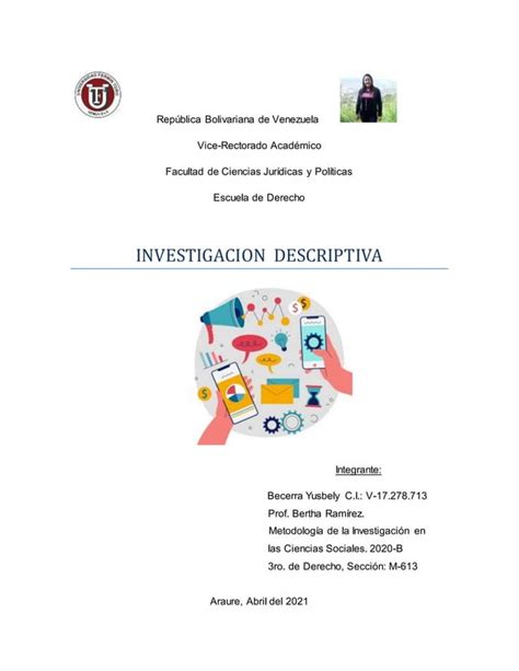 Investigaci N Descriptiva Yusbely Becerra Pdf