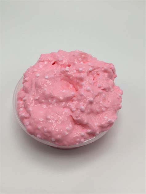 Bubble Gum Chew A Pink Bubblegum Scented Slime With A Unique Etsy