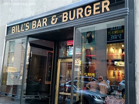 Bills Bar And Burger 5th Avenue New York Restaurants And Bar