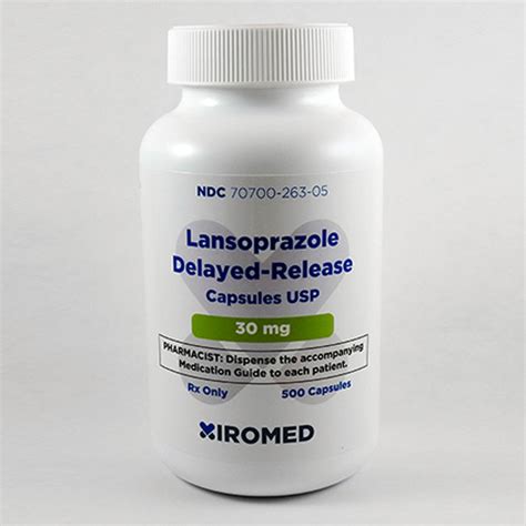 Lansoprazole Delayed Release, 30 mg