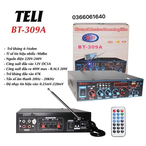 Ampli Mini Karaoke BLT BT 309A Shopee Việt Nam