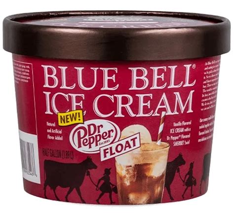 Move Over Root Beer Floats, Blue Bell Just Released Dr. Pepper Float ...