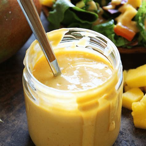 Creamy Mango Chipotle Salad Dressing