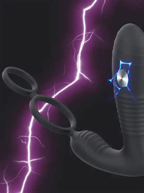 NOXXX Telefon Kontrollü Elektro Şoklu Penis Halkalı Anal Vibratör