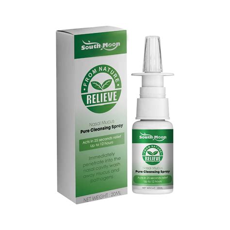 Nasal Spray, Nasal Mucus Cleansing Spray, Relieve Nose Blockage ...