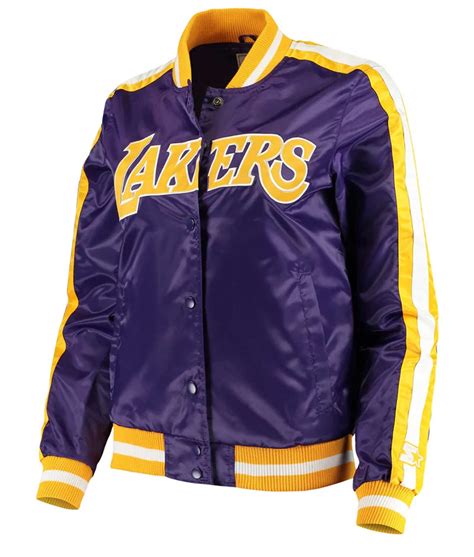 Purplewhite Los Angeles Lakers Competition Jacket Jackets Creator