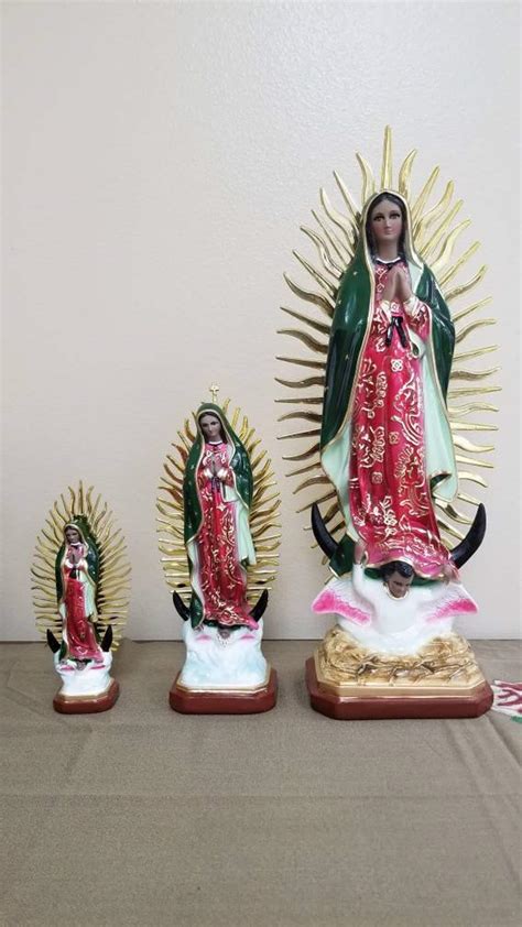 Estatua De La Virgen De Guadalupe Virgin Mary Statue Estatua De Yeso De