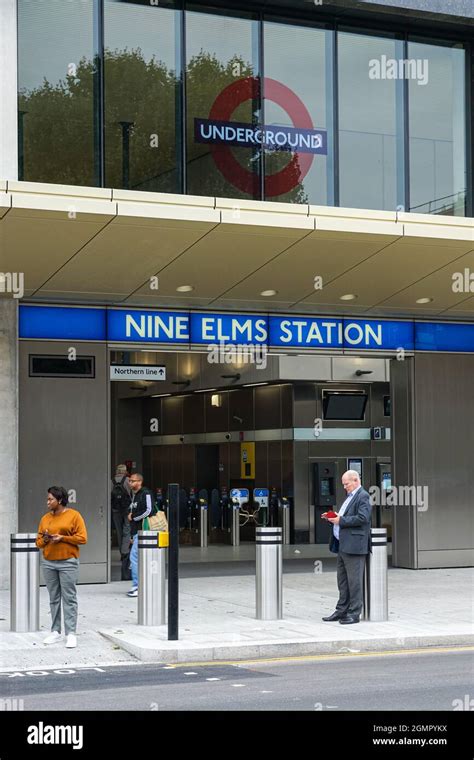 London Underground Newly Opened Nine Elms Station On The Northern Line