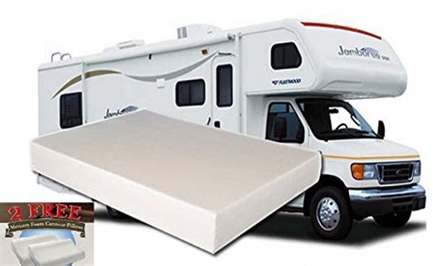 10-Inch King MEDIUM-FIRM Memory Foam Short Mattress for RV, Camper ...