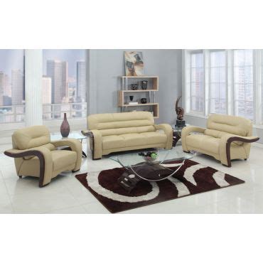 Wraith Beige Leather Sofa