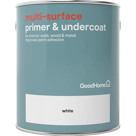 Buy Goodhome Multi Surface White Multi Surface Primer And Undercoat 2 5l Diy At Bandq