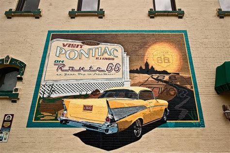 PHOTO: Mural in Pontiac, Illinois Celebrates U.S. Route 66