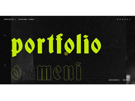 Portfolio landing page design by Slaykei on Dribbble