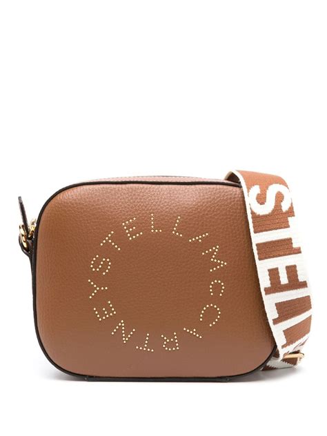 Stella Mccartney Stella Logo Camera Bag Brown Farfetch