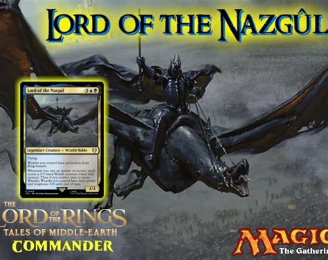 Lord of the Nazgul MTG EDH Custom Commander Deck, Wraith Destruction - Etsy