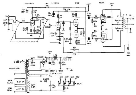 Vacuum Tube Valve Circuit Audio Circuits Valve Amplifier Amplifier Vacuum Tube