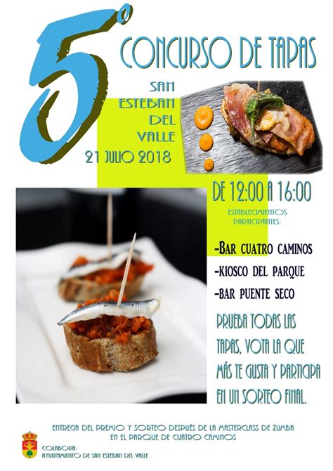 V Concurso De Tapas En San Esteban Del Valle