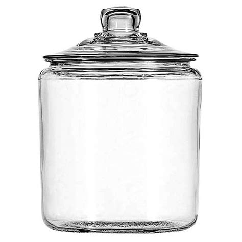 Anchor Hocking Glass Storage Heritage Hill Jar 1 Gal Set Of 2