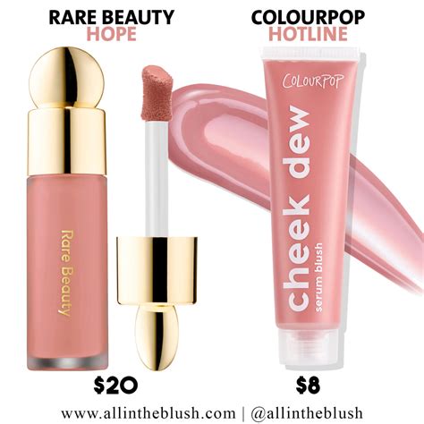 Rare Beauty Hope Soft Pinch Liquid Blush Dupes - All In The Blush
