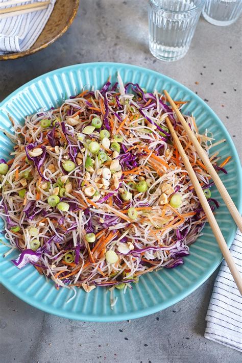 Vermicelli Rice Noodle Salad Vegan Bake To The Roots Bake To The