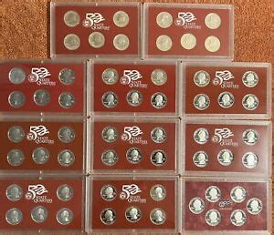 Silver Us State Quarter Proof Sets For Sale Ebay