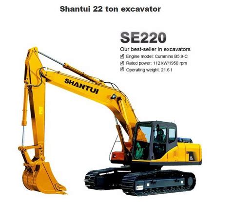 Shantui Se220 Factory 22000kg Micro Digger Crawler Excavator With 1 0m3