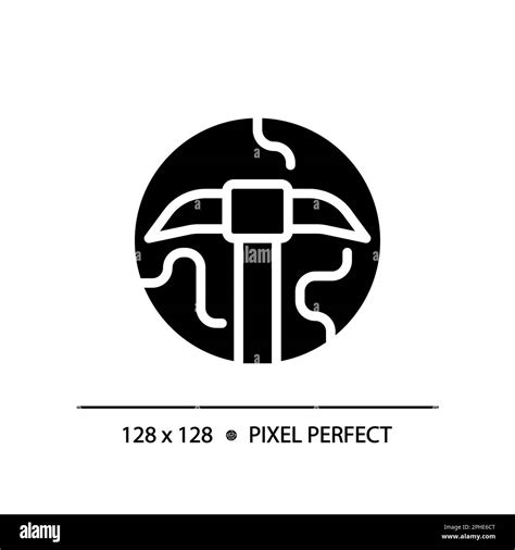 Stem In Geology Pixel Perfect Black Glyph Icon Stock Vector Image And Art