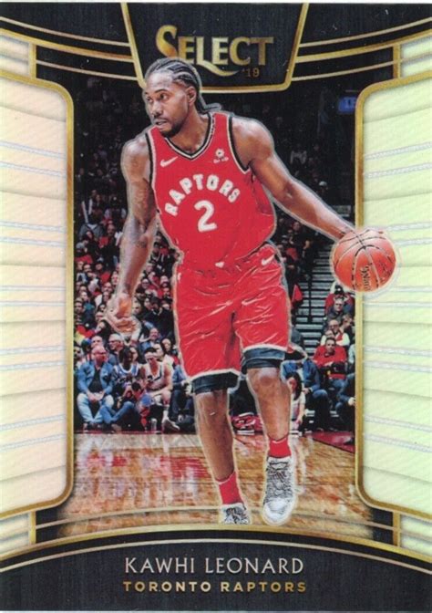 2018 19 Panini Select Concourse Silver Prizm Kawhi Leonard 93 Raptors