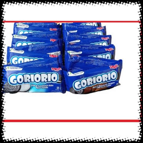 Jual Biskuit Sandwich Goriorio Sachet Isi 1 Pack Isi 20 Pcs Biskuit