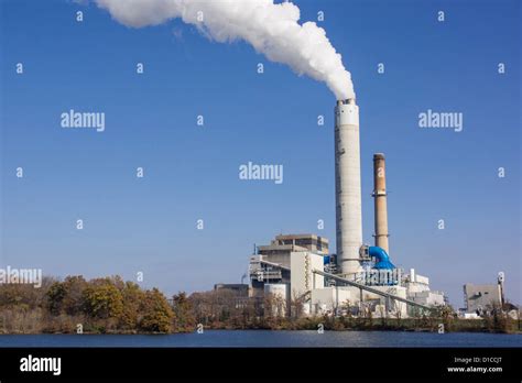 Coal Burning Power Plant Stock Photo Alamy