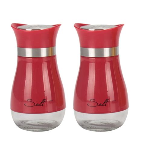 Ic Salt Och Peppar Shakers Set Salt Peppar Shaker Med Glasbotten Med