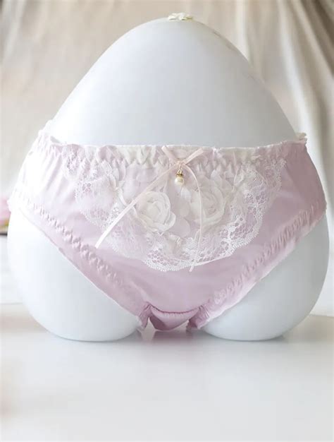 Sweet Floral Printed Underwear Soft Breathable Thin Tulle Panties