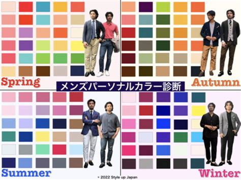 メンズパーソナルカラー診断【東京・銀座エリア 男性専門のパーソナルカラー診断】 Style Up Japan