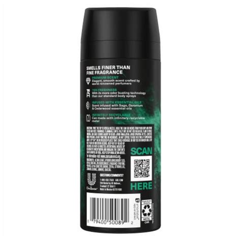 Axe Fine Fragrance Collection Green Geranium Premium Deodorant Body